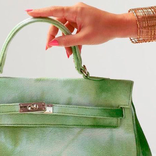 Sac Sarah H36 vert Tie and Dye Luna Sarah Marrakech