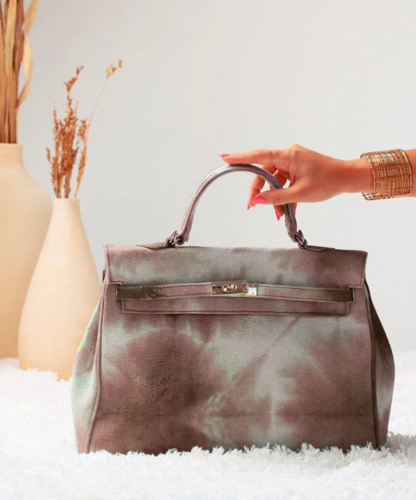 Sac Sarah H36 marron Tie and Dye Luna Sarah Marrakech