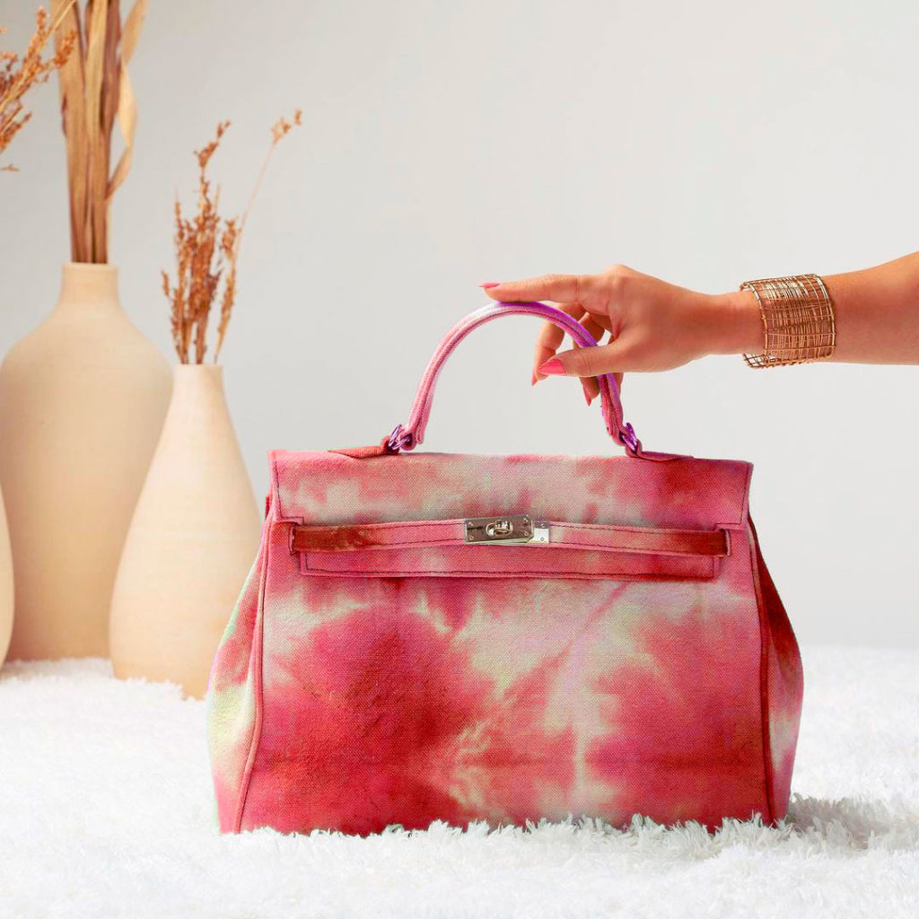 Sac Sarah H36 rouge Tie and Dye Luna Sarah Marrakech
