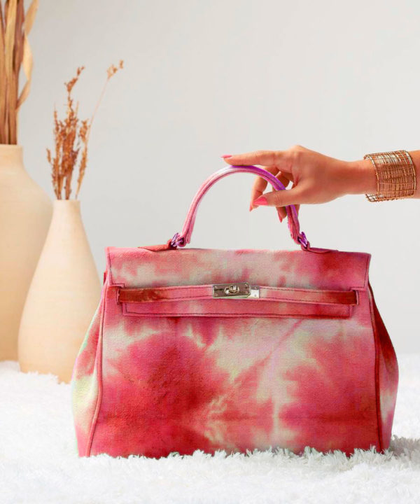 Sac Sarah H36 rouge Tie and Dye Luna Sarah Marrakech