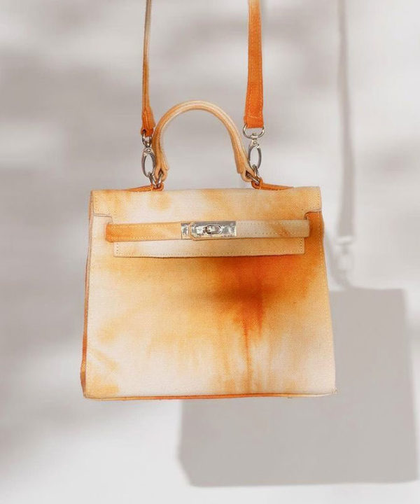Sac Sarah 12H orange collection tie and dye Luna Sarah Marrakech