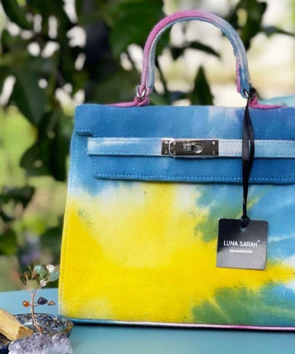 Sac Sarah Mini tricolore collection tie and dye Luna Sarah Marrakech