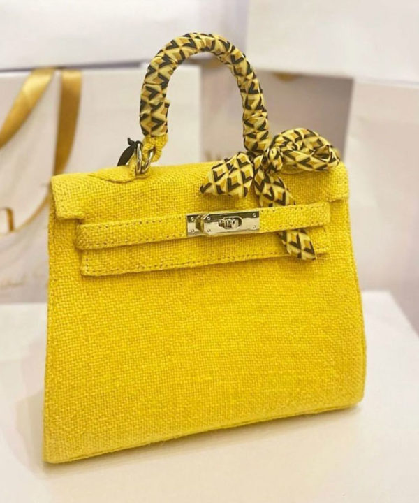 Sac Sarah 12H collection Toile de jute teintée Luna Sarah Marrakech