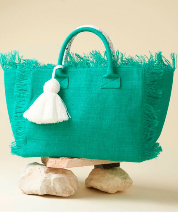 Cabas Fettah Moyen en toile de jute teintée Luna Sarah Marrakech