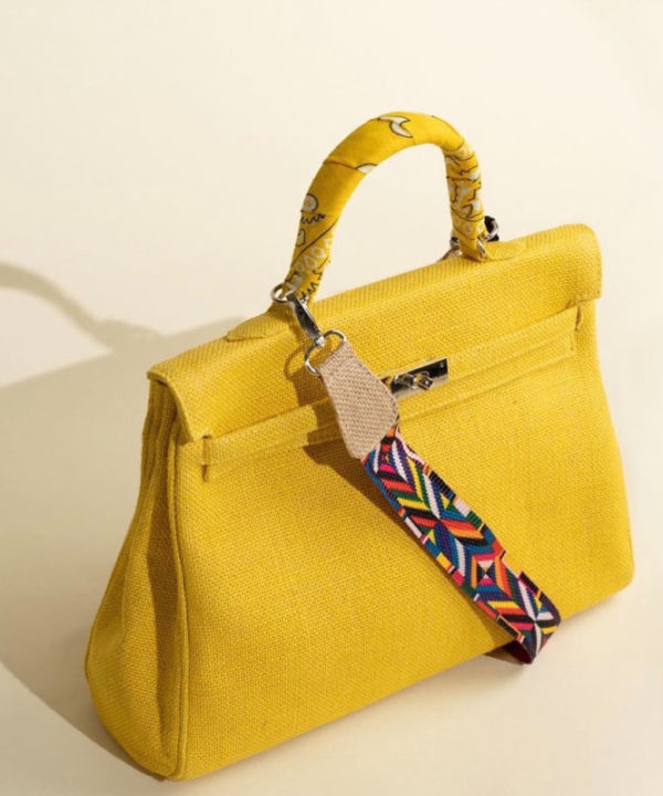 Sac Sarah 24h Toile de jute teintée Luna Sarah marrakech