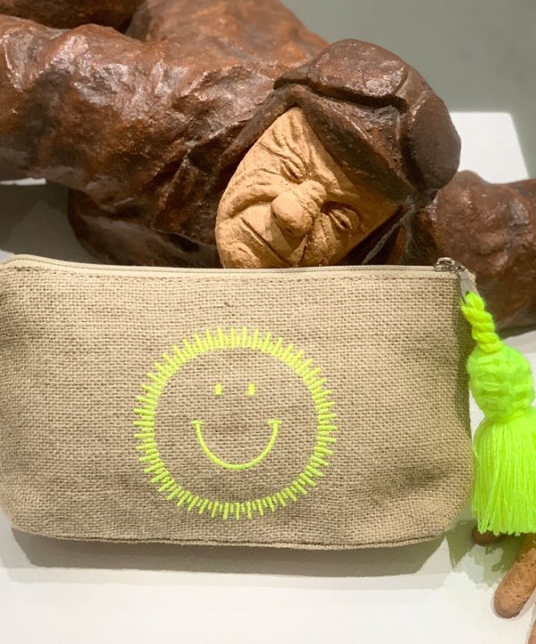 Pochette Anissa Collection toile de jute Luna Sarah Marrakech